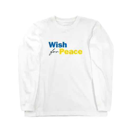 Wish for Peace UKR🇺🇦 ロングスリーブTシャツ