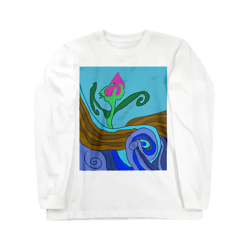 JUNSEN（純仙）大地の水脈 Long Sleeve T-Shirt