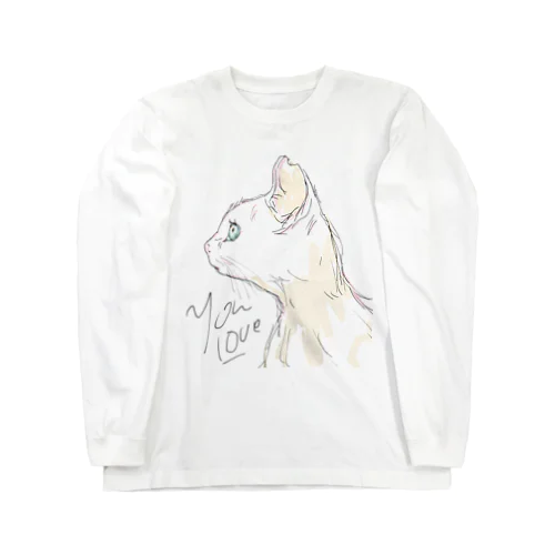 かわいいちゃんの青い眼シリーズ Long Sleeve T-Shirt