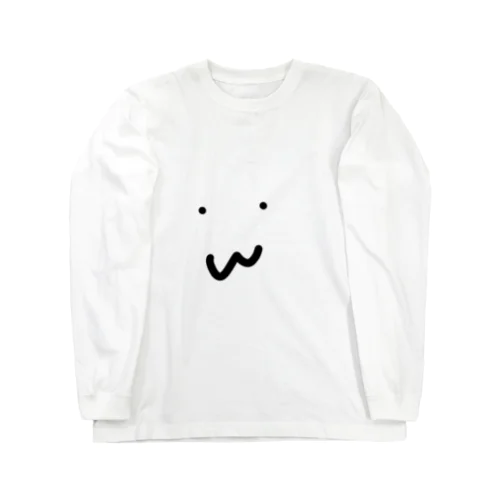 ムン顔 Long Sleeve T-Shirt