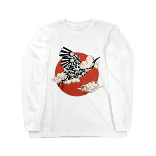 ツル(色有 Long Sleeve T-Shirt