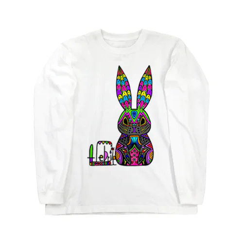 Alebrije-Usagi ロングスリーブTシャツ