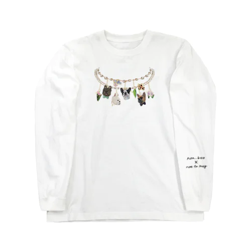 2022春フレブル服non.booコラボ【フレブル×花チャーム】 Long Sleeve T-Shirt