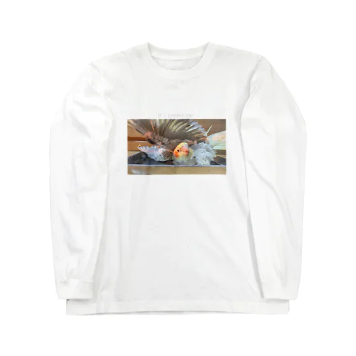 オカメの入浴 Long Sleeve T-Shirt