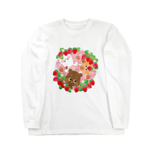 イチゴがいっぱい Long Sleeve T-Shirt