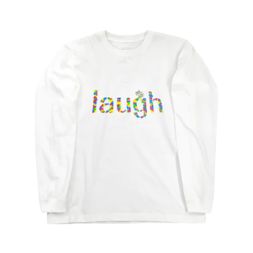 laugh！黒柴 ロングスリーブTシャツ