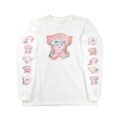 ネコイチゴミルク Long Sleeve T-Shirt