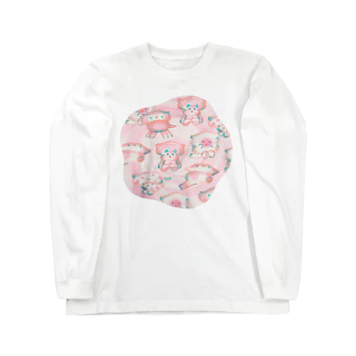 ネコイチゴミルク Long Sleeve T-Shirt