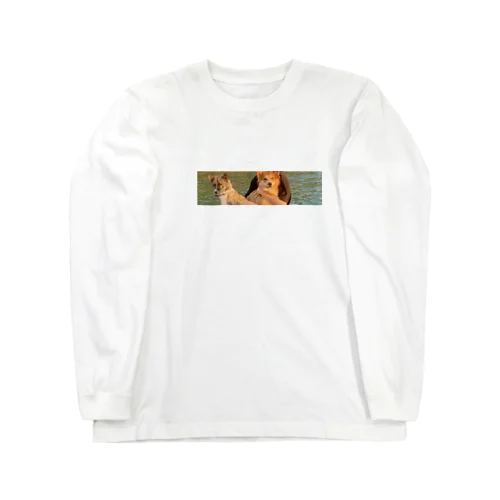 琉球犬MIXララとリリ Long Sleeve T-Shirt