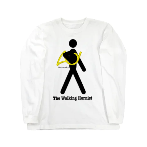 The Walking Hornist w/ Logo Long Sleeve T-Shirt