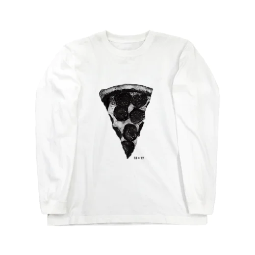 Black pizza Long Sleeve T-Shirt