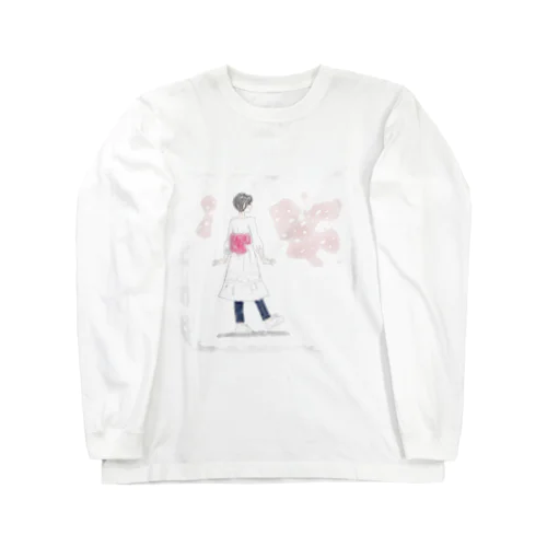 sakura girl ロングスリーブTシャツ