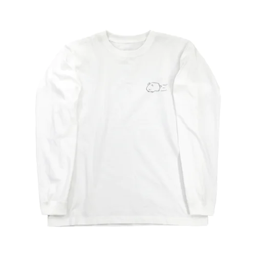 なめらかに滑るハムスター Long Sleeve T-Shirt