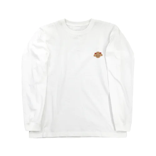 トイプードルのチョコ Long Sleeve T-Shirt