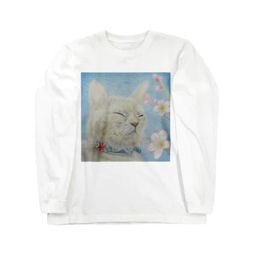 ねこ ぬくぬく Long Sleeve T-Shirt