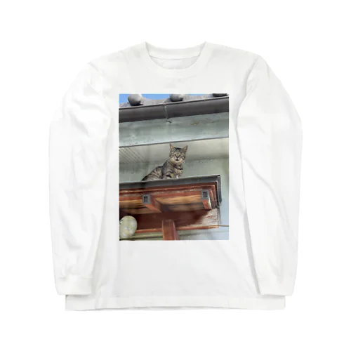 屋根猫 Long Sleeve T-Shirt