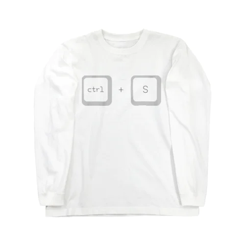 ctrl + S ロングスリーブTシャツ