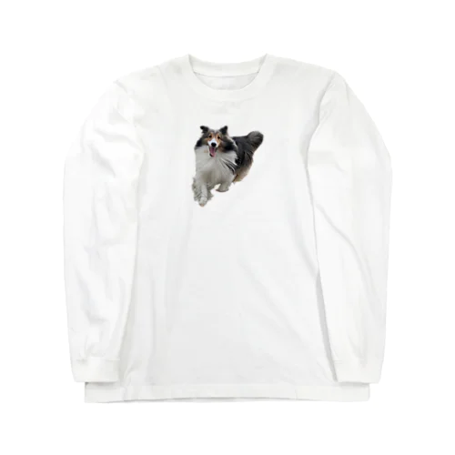 走る犬 Long Sleeve T-Shirt