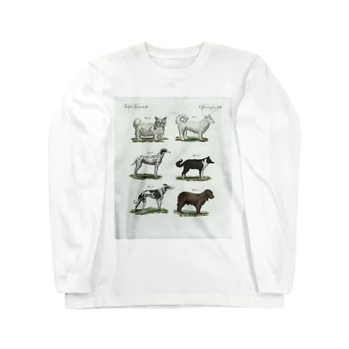 1802年ドイツの犬たち Long Sleeve T-Shirt