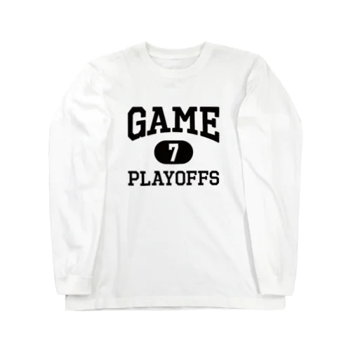 PLAYOFFS GAME 7 黒 Long Sleeve T-Shirt