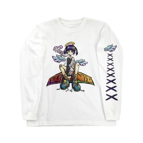 smoking angel Long Sleeve T-Shirt