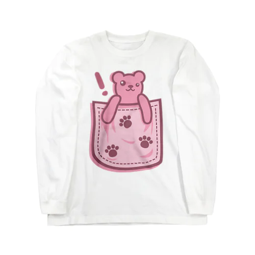 Bear_in_the_Pocket Long Sleeve T-Shirt