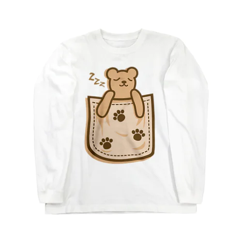 Bear_in_the_Pocket ロングスリーブTシャツ