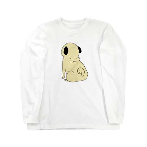 パグの背中 Long Sleeve T-Shirt