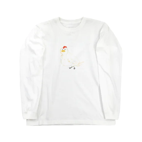 ほさほさ　おやどりさん Long Sleeve T-Shirt