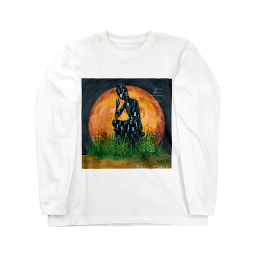 デジタル弥勒菩薩 Long Sleeve T-Shirt