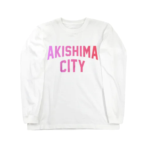 昭島市 AKISHIMA CITY Long Sleeve T-Shirt