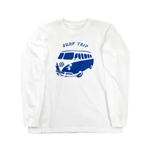 ワーゲンバスでサーフィンへGo 롱 슬리브 티셔츠