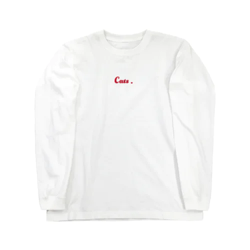 猫好きによる猫好きのためのそれ　レッド Long Sleeve T-Shirt