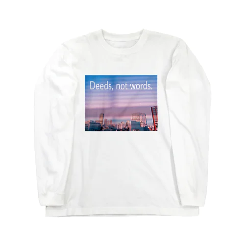 東京の夕暮れ Long Sleeve T-Shirt