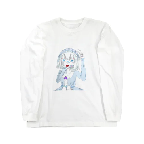 青ロリちゃん ロングスリーブTシャツ