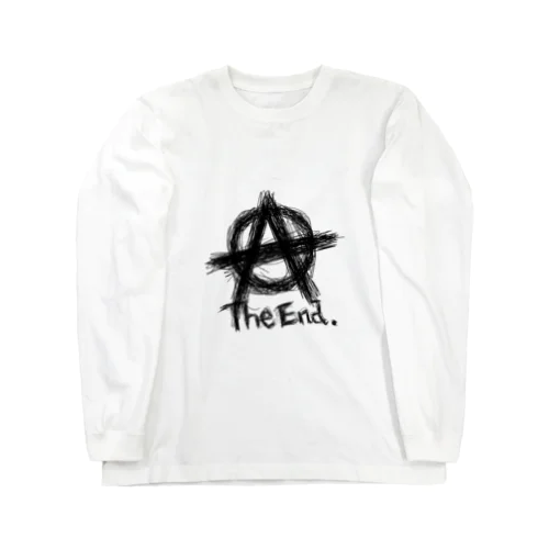 サークルA-THEEND(黒文字) Long Sleeve T-Shirt