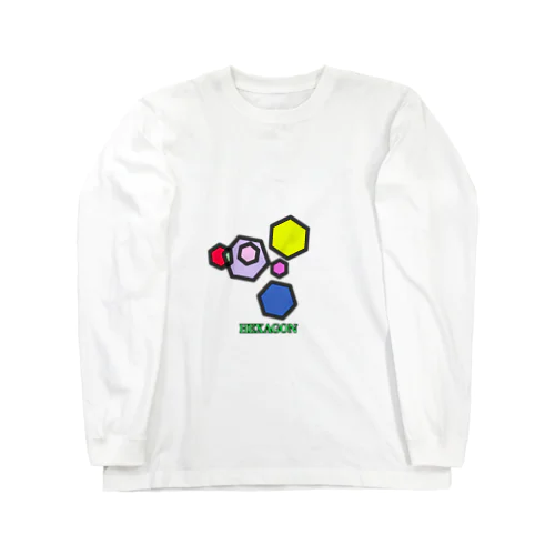 hexagon ロングスリーブTシャツ