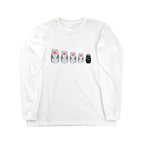 マトリョーシカ/サメ&ダイバー Long Sleeve T-Shirt