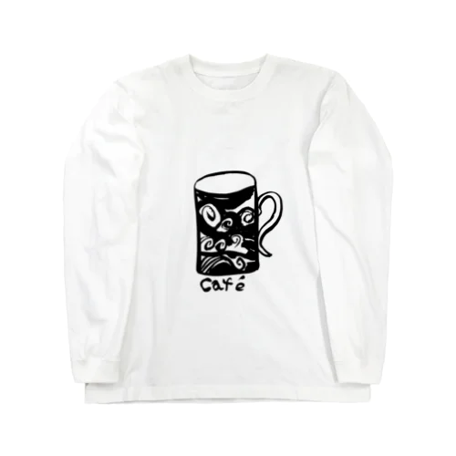  JUNSEN（純仙）Hora del café　コーヒータイム　２０１８０１１０ ロングスリーブTシャツ