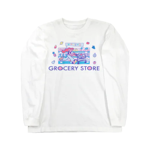 グローサリーストア Long Sleeve T-Shirt