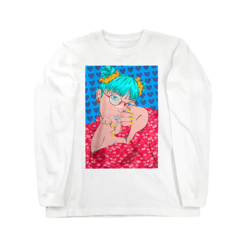 お団子ちゃん！メガネかけてる Long Sleeve T-Shirt