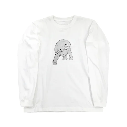 暗闇まっしゅくんのマッシュヘアー Long Sleeve T-Shirt