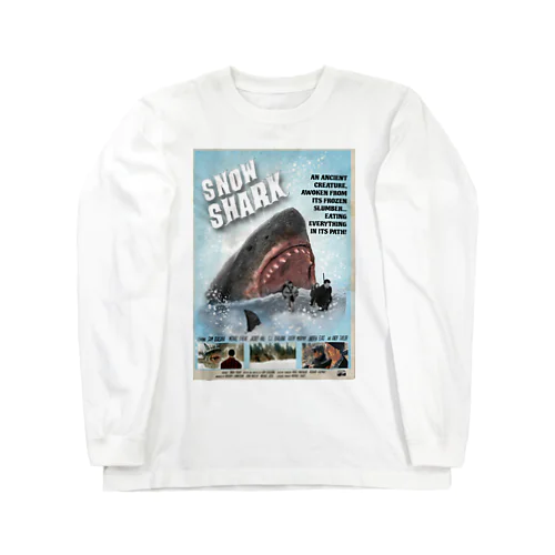 『スノーシャーク 悪魔のフカヒレ』英語版ジャケット Long Sleeve T-Shirt