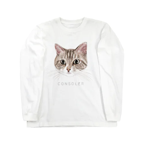 CONSOLER 猫 001  ロングスリーブTシャツ