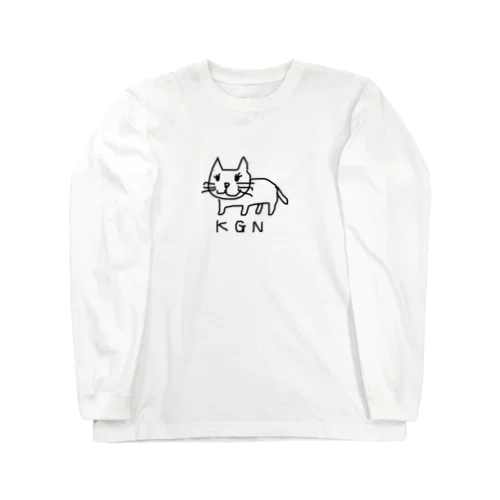 【KGN】気まぐれニャンコ ロングスリーブTシャツ