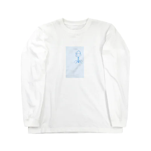 T2ファージくん Long Sleeve T-Shirt