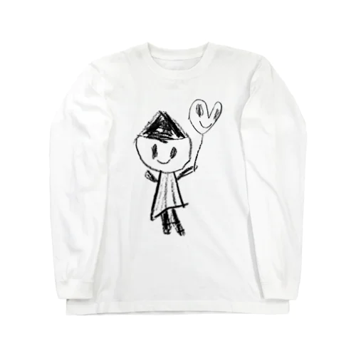 こまじょの「はるかぜ」ちゃん（ラブ風船） Long Sleeve T-Shirt