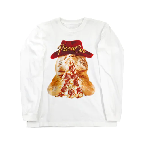 ピザキャット Long Sleeve T-Shirt