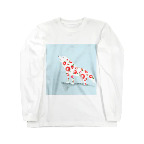 椿 × ホッキョクオオカミ Long Sleeve T-Shirt