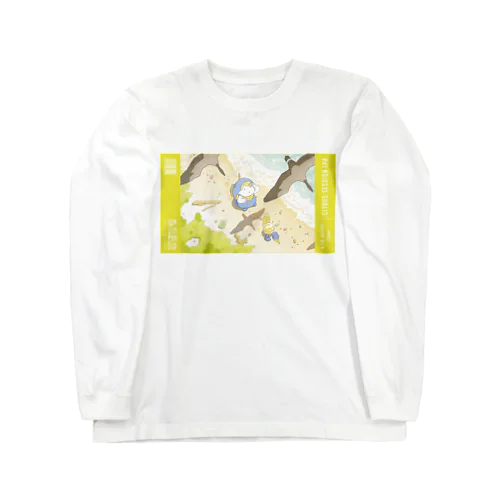 【シトラスセッションIPA】】ビールラベル風ロングTシャツ Long Sleeve T-Shirt